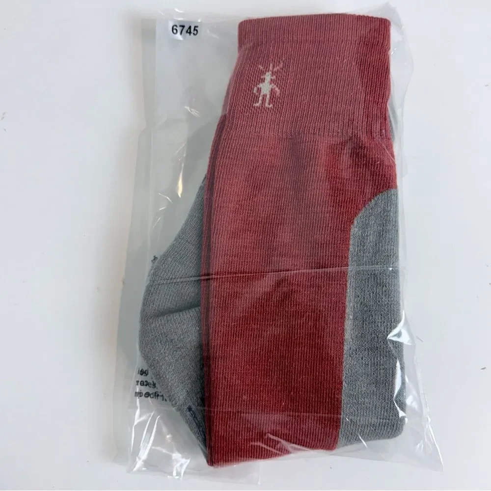 Smartwool Over the Calf Hiking Socks Rust & Grey M